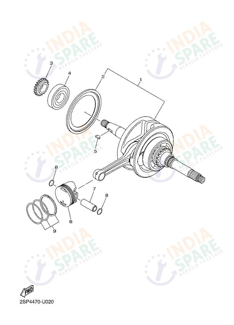 CRANKSHAFT & PISTON